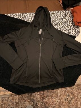 Black athletic jacket